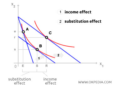 EFFET DE SUBSTITUTION