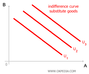 COURBE D'INDIFFÉRENCE DES BIENS SUBSTITUABLES